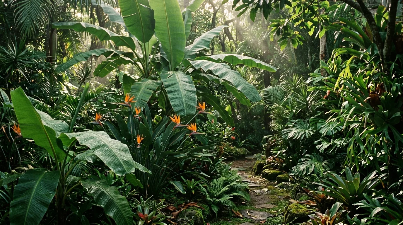Tropical Pathway Garden